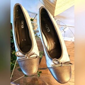 Aran Crafts Tan Wedges Stylish and Comfortable